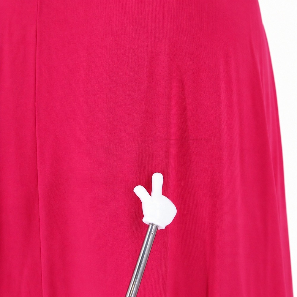 Rosetta Getty x RTR Cut Out Twist Front Dress Size M Red Midi Dress GUC - Picture 7 of 8